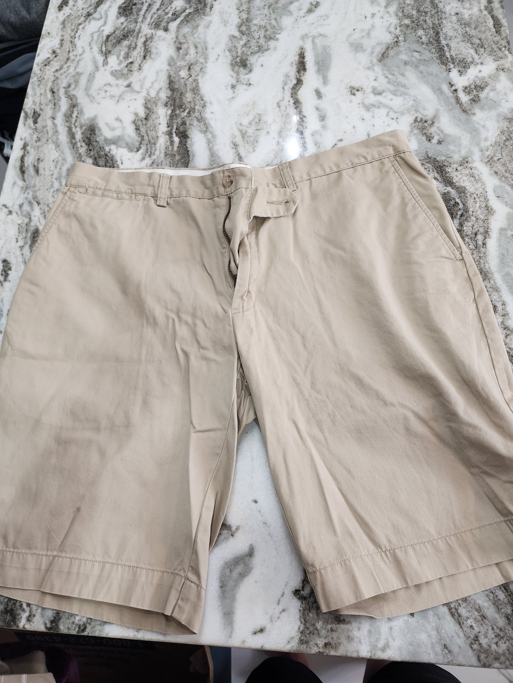 Polo by Ralph Lauren Beige Flat-Front Men's Shorts